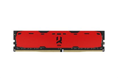  Зображення Модуль пам`ятi DDR4 8GB/2400 GOODRAM Iridium Red (IR-R2400D464L15S/8G) 